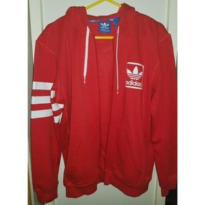 Adidas Originals Trefoil Zip Up Hoodie